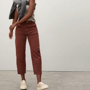 Everlane The Utility Barrel Pant in Rosewood